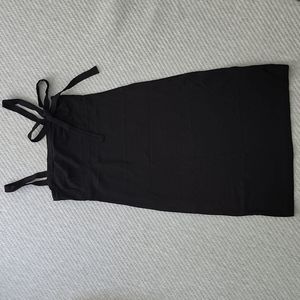 Club Monaco black tube dress skirt Made in Canada